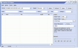 FairStars CD Ripper v.1.70 - бесплатное приложение для конвертирования "на лету" содержимого музыкальных компакт-дисков