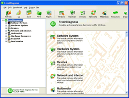 Fresh Diagnose v.8.63 - утилита для тестирования быстродействия ПК
