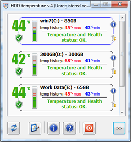 Диагностика: HDD Temperature v.4.0.22
