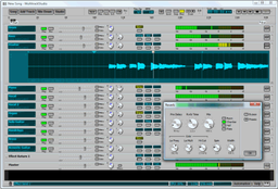 MultitrackStudio v.6.61 - программа для записи мультитрековых аудио/MIDI-файлов со встроенным микшером и большим количеством опций