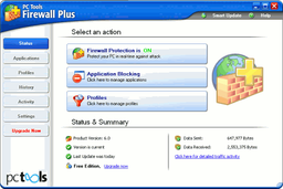 Безопасность: PC Tools Firewall Plus v.6.0.0.88