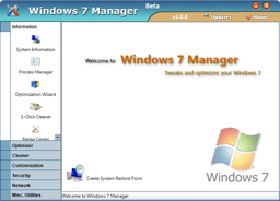 Настройщики: Windows 7 Manager v.1.1.6