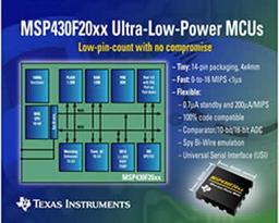 TI Launches New Ultra-Low Power MCUs