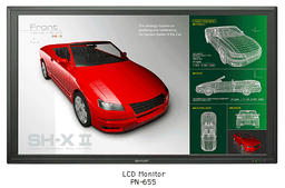 Sharp Introduces 65V-inch LCD Monitor PN-655