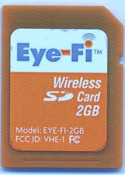 Eye-Fi 2GB SD — первая сертифицированная флэш-карта с функциональностью Wi-Fi   