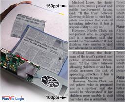 Plastic Logic To Show 150ppi Flexible Active-Matrix Display