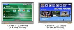 NEC To Sample New 4.1-Inch LCD Modules