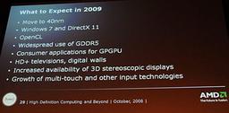 AMD планирует начать выпуск GPU по нормам 40 нм в будущем году