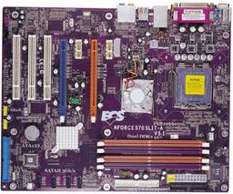 Плата ECS NFORCE 570SLIT-A - поддержка Core 2 Duo и SLI