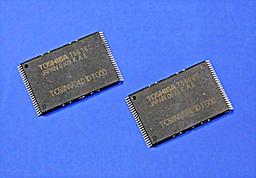 Toshiba показывает новую, 56-нм одночиповую NAND-флэш память высокой емкости