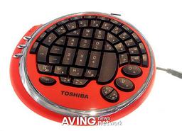 Toshiba показала на IFA 2007 игровую клавиатуру с запатентованным дизайном