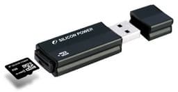 Silicon Power Ultima 155 — флэш-карта и кардридер microSDHC в одном продукте 