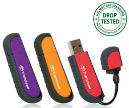 Прочный и броский USB-накопитель Transcend JetFlash V70 подойдет для активного образа жизни