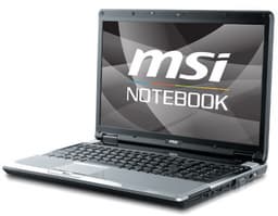 Ноутбук MSI EX628 на процессоре Core 2 Duo оснащен 16-дюймовым экраном