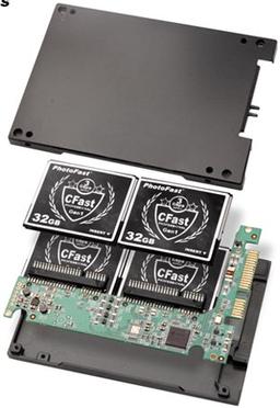 PhotoFast G-Monster Quad Drive — быстрый SSD на четырех картах памяти формата CFast
