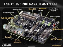 ASUS Sabertooth 55i — плата серии TUF с чипсетом Intel Р55 и продуманным дизайном
