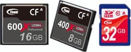 Team Group выпускает быстрые карты памяти CompactFlash и SDHC