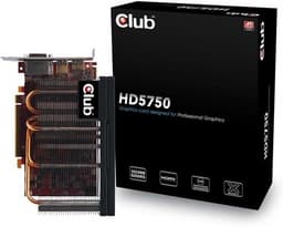 У Club 3D готов вариант 3D-карты Radeon HD 5750 с пассивным охлаждением