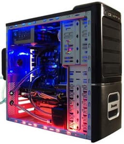 «Футуристический» корпус Huntkey H403 рассчитан на системные платы формата ATX и Micro ATX