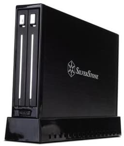 Корпус для внешнего накопителя SilverStone DS221 рассчитан на два HDD или SSD