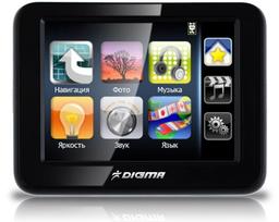 Бюджетный GPS-навигатор Digma DM350