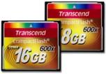 Transcend увеличивает скорость карт памяти CompactFlash до 600X