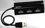 USB-концентратор Apacer PH250 позволяет связать два ПК