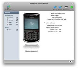 RIM выпустит BlackBerry Desktop Manager for Mac