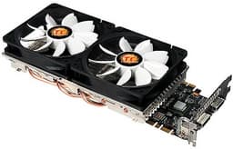 Thermaltake ставит в тихий кулер для 3D-карт два 120-миллиметровых вентилятора