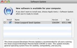 Apple обновила бета-версию Mac OS X Snow Leopard 