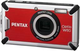 Компактная камера Pentax Optio W80 хорошо защищена от ударов и воды