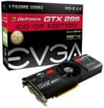 Одноплатная 3D-карта EVGA GeForce GTX 295 и водоблок для нее