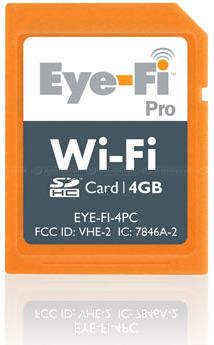 Новая версия карточки Eye-Fi поддерживает подключение ad hoc и передачу RAW-файлов