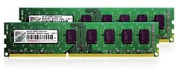 Набор модулей памяти Transcend DDR3 1333 МГц рассчитан на использование с процессорами Intel Core i5 и i7