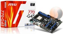 Стали известны технические характеристики системной платы MSI 770-G45