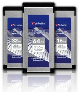 Verbatim наделяет защищённые SSD формата ExpressCard аппаратным шифрованием