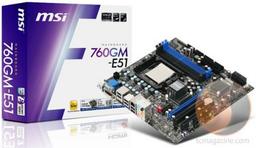 MSI 760GM-E51 — системная плата типоразмера micro-ATX для процессоров AMD AM3