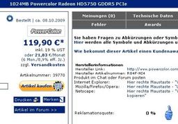 3D-карты Powercolor Radeon HD 5750 и HD 5770 появляются в продаже