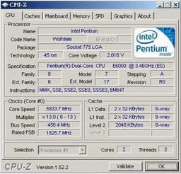 Инженерный образец процессора Intel Pentium E6700 показал неплохой разгонный потенциал