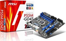 P55M-GD45 — первая системная плата MSI типоразмера micro ATX на чипсете P55