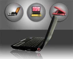 Любителям экзотики: Swordfish Net 102 Dual — двухпроцессорный нетбук на Intel Atom...