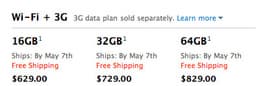 Apple отложила начало продаж iPad 3G