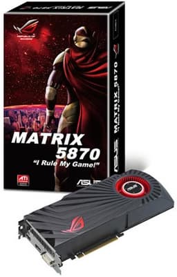 3D-карта ASUS ROG MATRIX 5870: больше памяти, выше частота GPU и простор для разгона