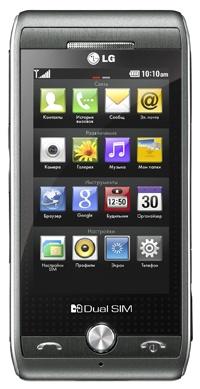 Сенсорный телефон LG GX500 с поддержкой двух SIM-карт