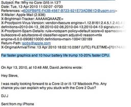 Стив Джобс рассказал, почему в MacBook Pro 13’’ остался Core 2 Duo