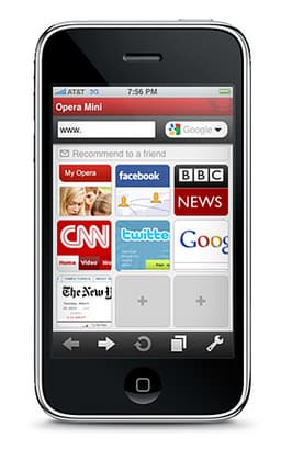 Apple разместила Opera Mini в App Store
