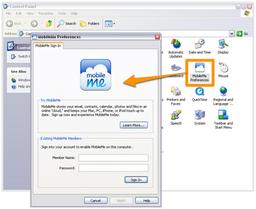Apple обновила MobileMe Control Panel для Windows