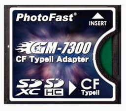 Адаптер PhotoFast GM-7300 позволит камерам со слотом CompactFlash оперировать носителями формата SD