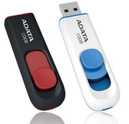 A-Data C008 — флэш-диск с выдвижным разъемом USB