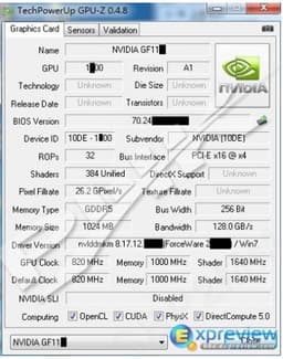 Появились новые данные о NVIDIA GeForce GTX 560